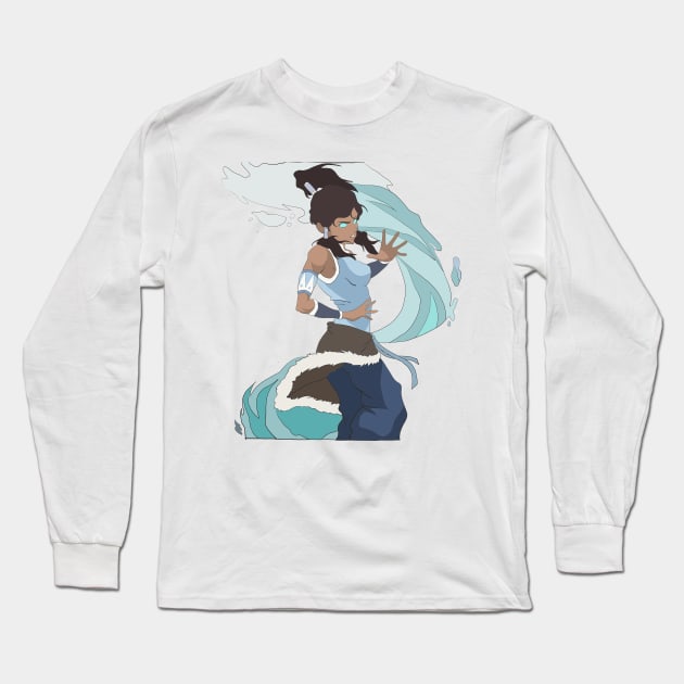 LOK - Korra Long Sleeve T-Shirt by jenartfart